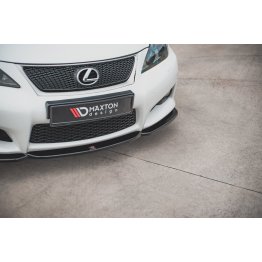 Накладка сплиттер на передний бампер Вариант2 на Lexus IS F II